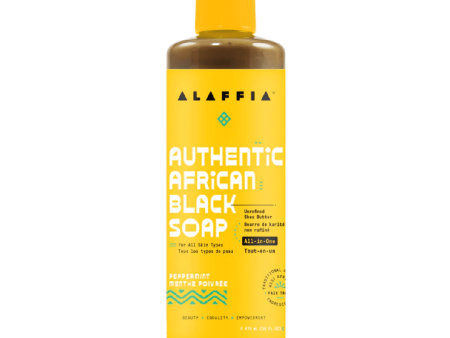 Alaffia - authentic african black soap - 478 ml Online