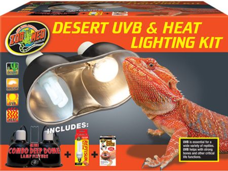 Zoo Med Laboratories Inc-Desert Uvb And Heat Lighting Kit Online now