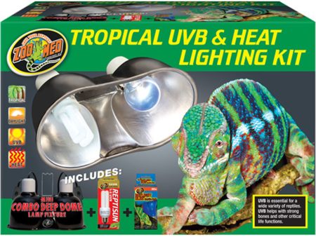 Zoo Med Laboratories Inc-Tropical Uvb And Heat Lighting Kit Online now