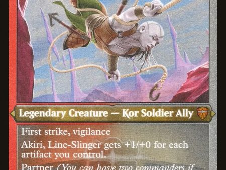 Akiri, Line-Slinger (Etched) [Commander Legends] Fashion