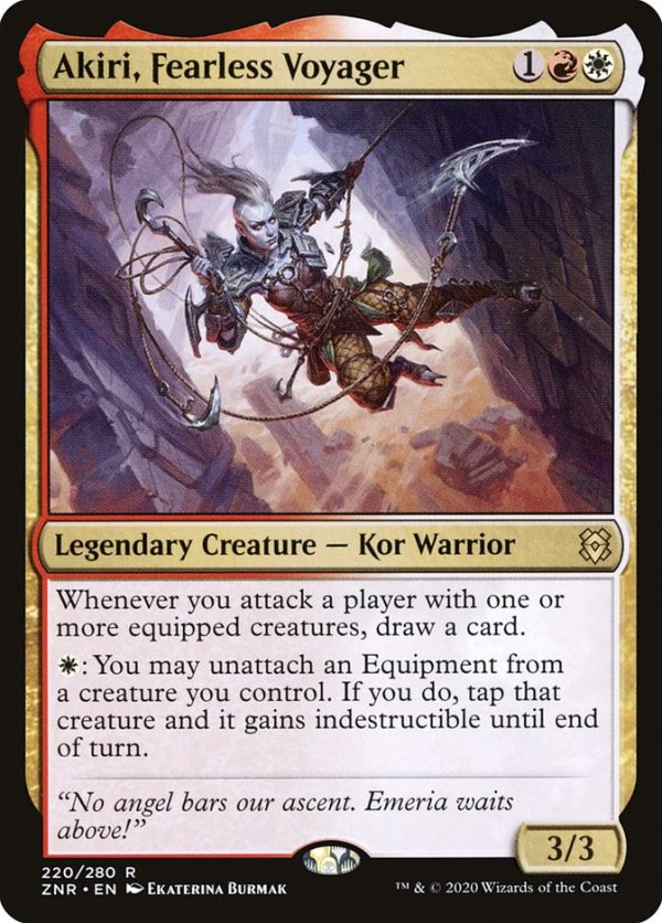 Akiri, Fearless Voyager [Zendikar Rising] Online Sale