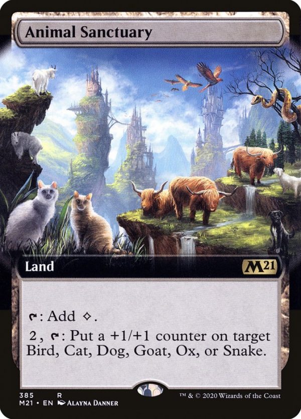 Animal Sanctuary (Extended Art) [Core Set 2021] Discount