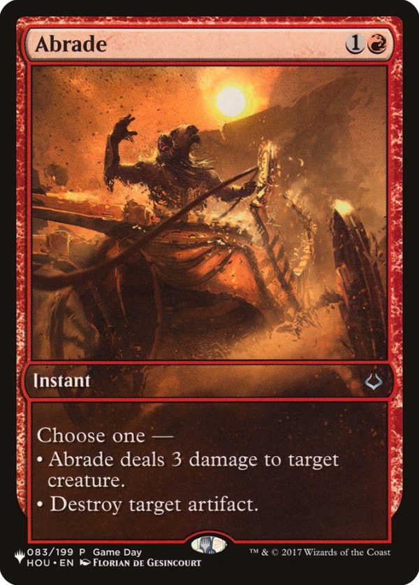 Abrade [The List] For Discount